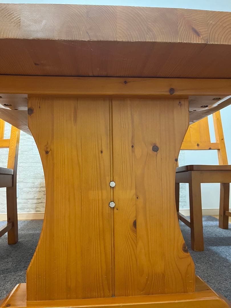 木製ダイニングテーブル セット　椅子4脚