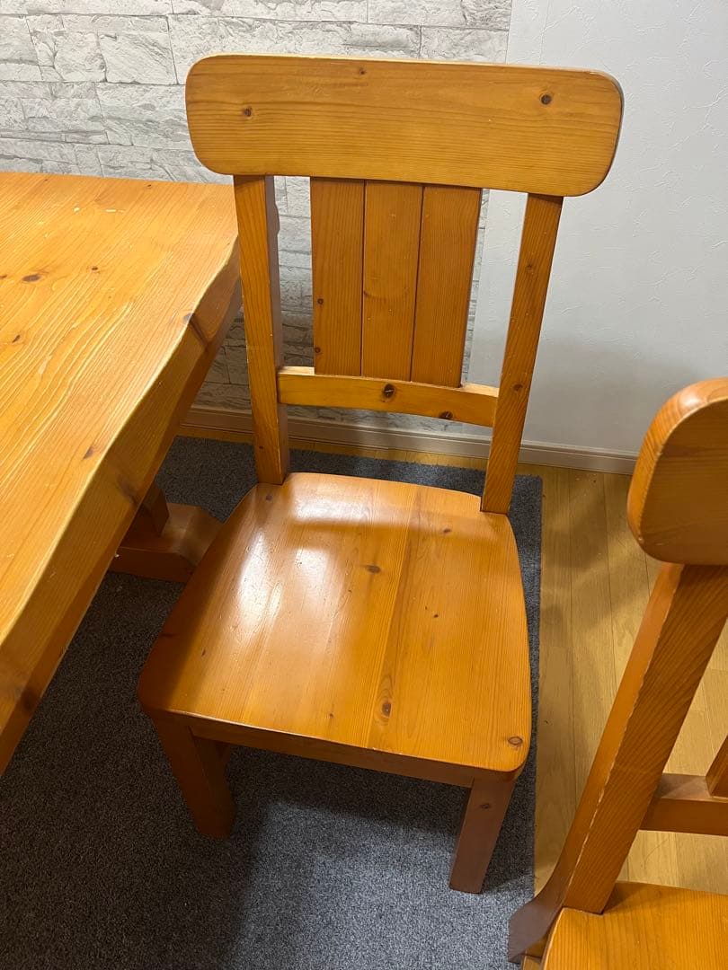 木製ダイニングテーブル セット　椅子4脚