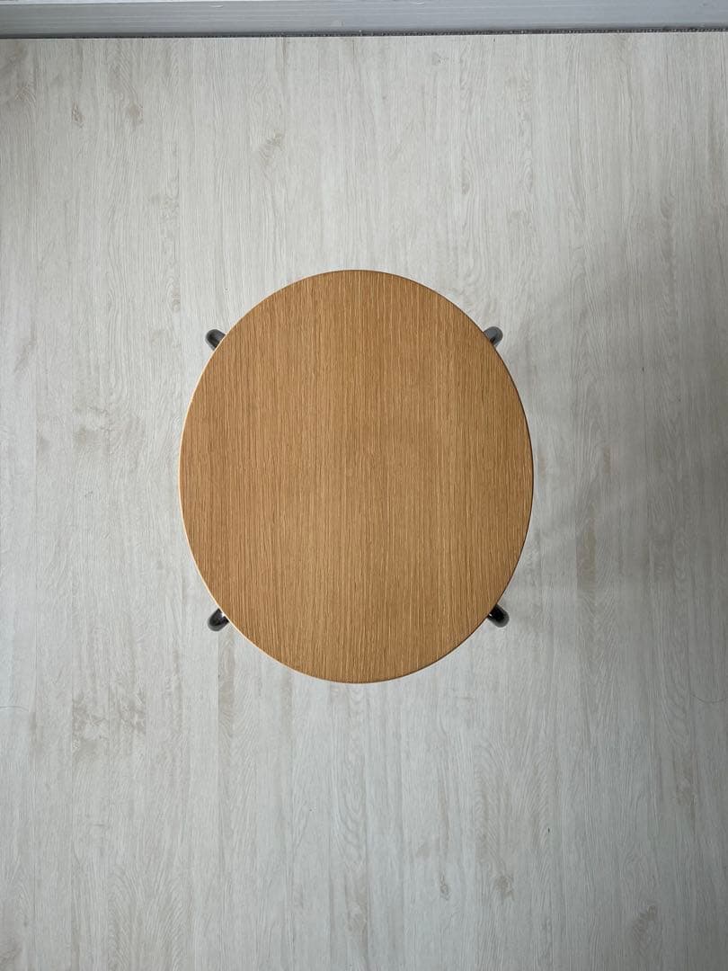 Ferm Living Herman Stoolホワイトオイルドオーク/クローム