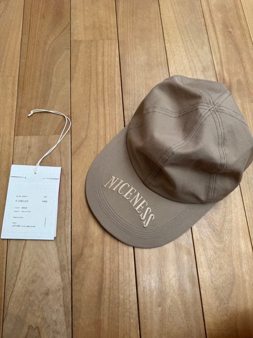 NICENESS E.ORGAN ロングビルキャップ