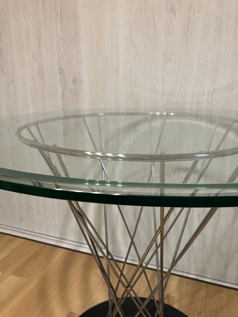 【AOR】イサムノグチ／ガラス丸テーブル／リプロダクト品