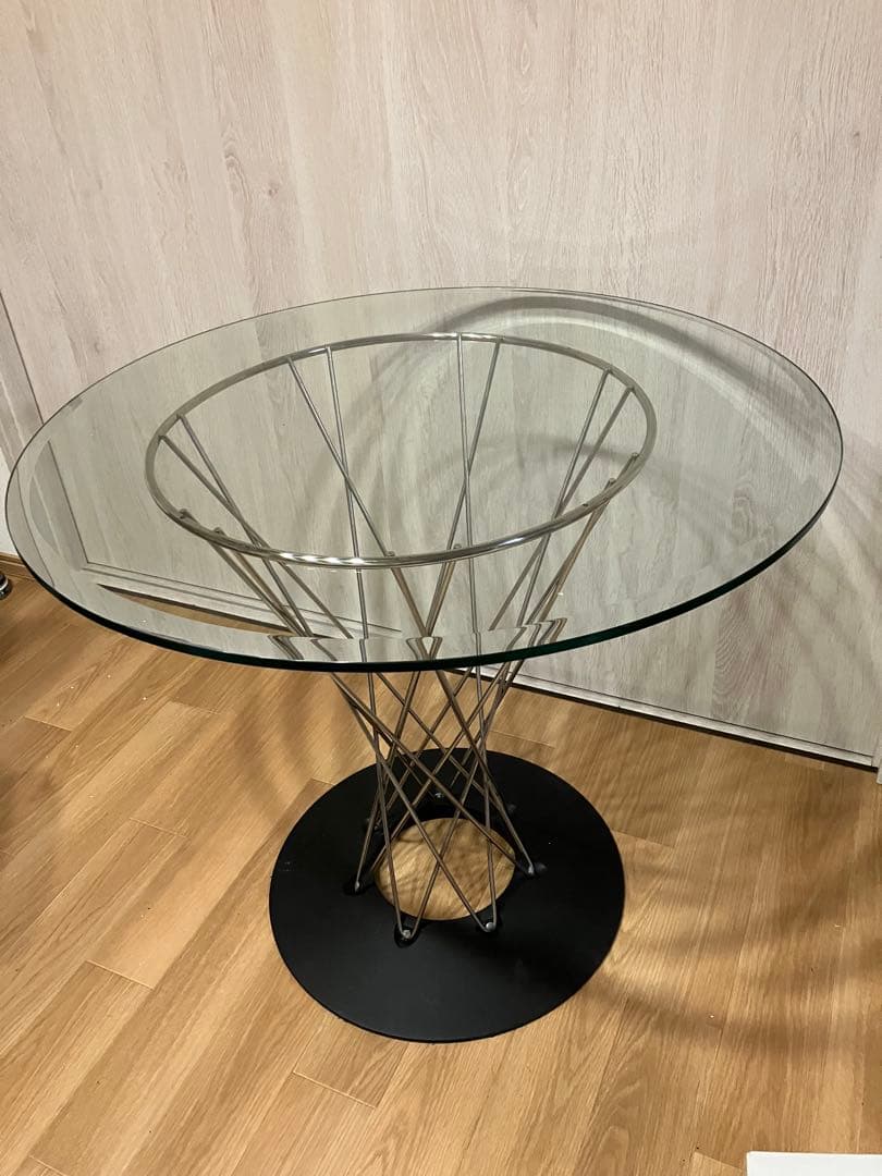 【AOR】イサムノグチ／ガラス丸テーブル／リプロダクト品