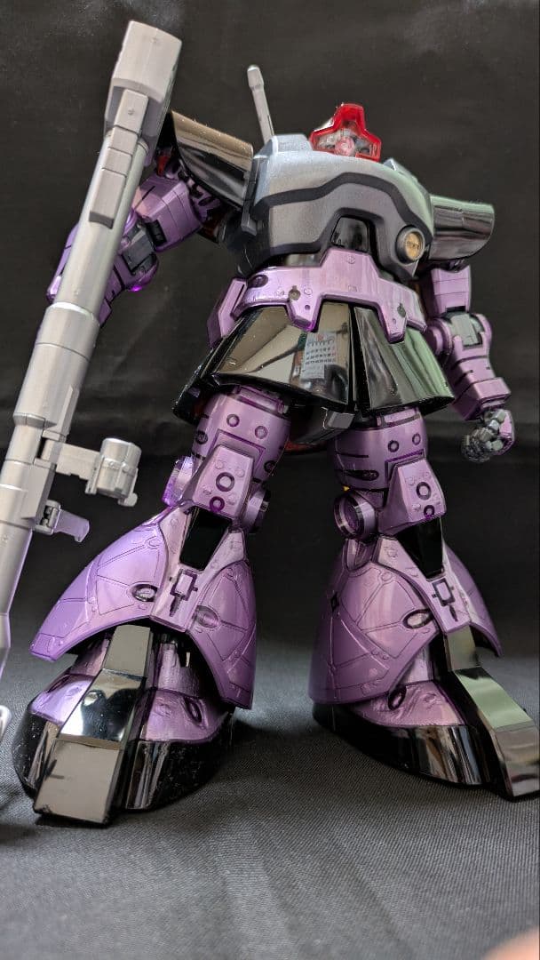 MGドム（クリアカラー）メカニカルコアメッキ風塗装完成品