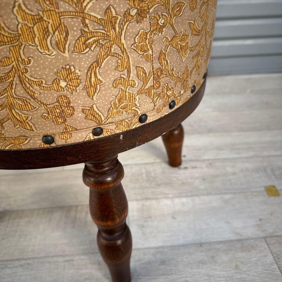 三越家具 ブルージュ オーク材 スツール 英国カントリー 椅子