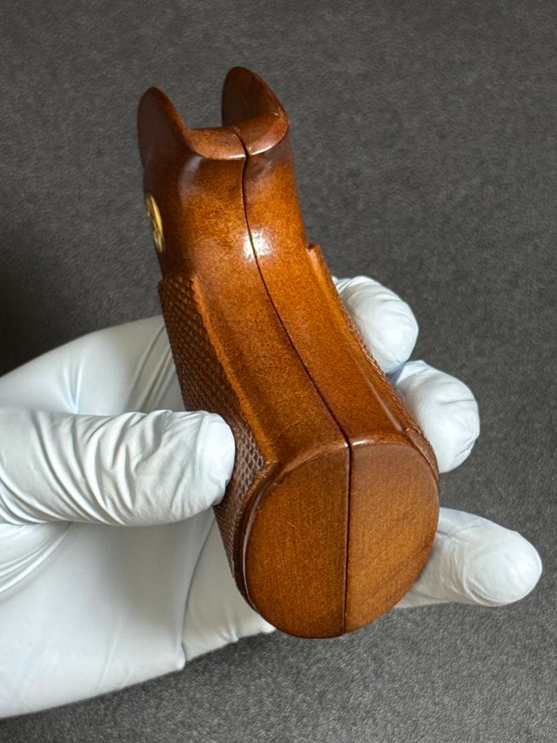 【実物】コルト社純正 パイソン 3rd 前期 木製グリップ スクリュー付き 良品