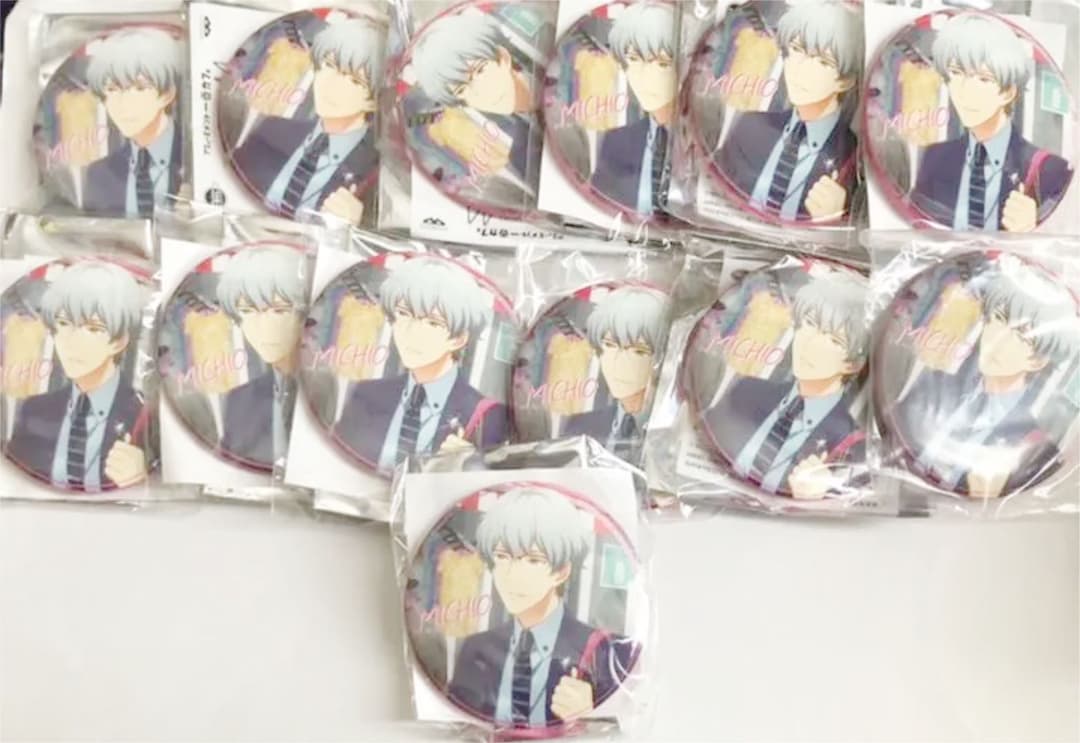 アイドルマスターSideM 1番カフェ 缶バッジ 硲道夫