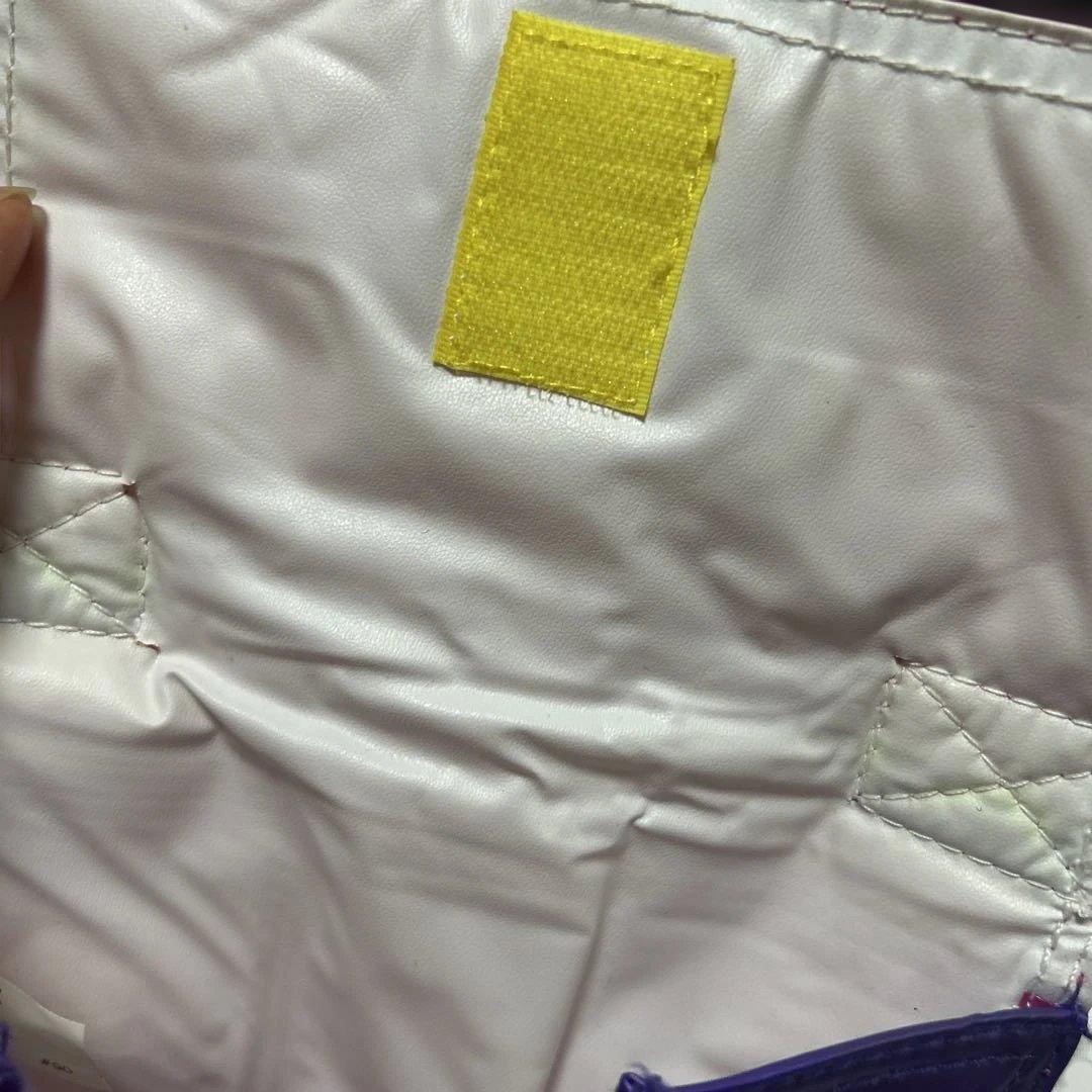 ヴィンテージ 90 年代のリサフランク猫フラワーレインボービニールランチバッグ