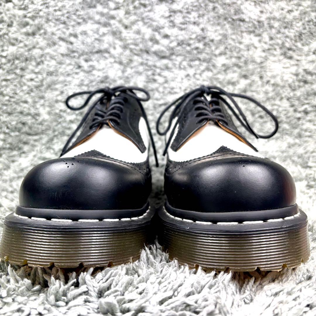 極美品❣️ Dr.Martensドクターマーチン ウイングチップ バイカラー 黒白