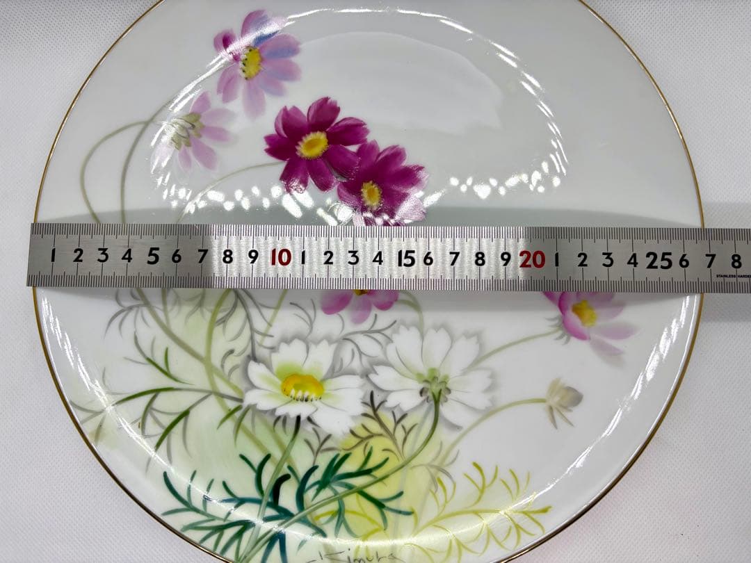 オールドノリタケ プレート 2枚セット S.Kimura 木村義一サインP-5