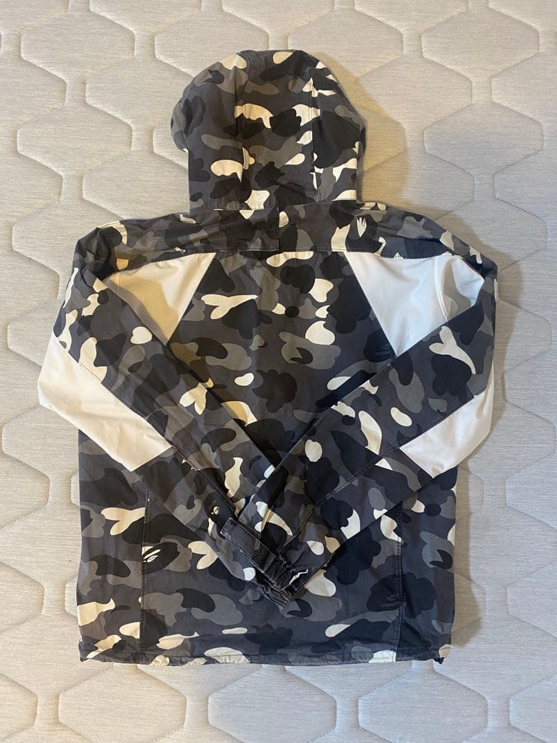 A Bathing Ape 迷彩フード付パーカー Lサイズ
