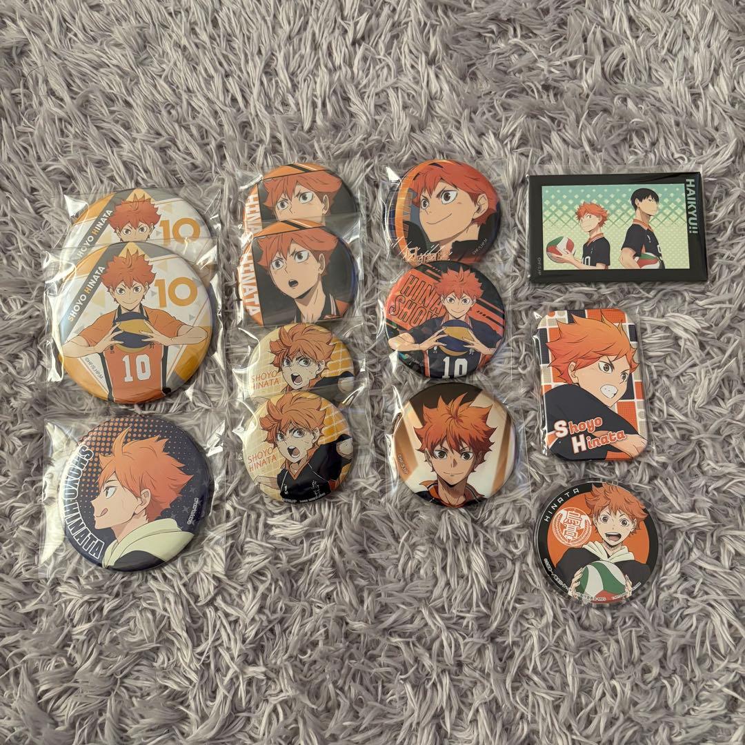 ハイキュー 日向翔陽 缶バッチ まとめ売り