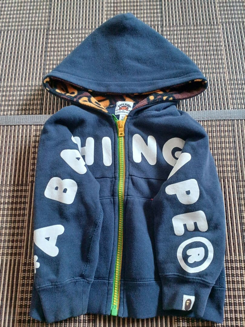 エイプ！キッズパーカー三点セット☆シャーク柄！サイズ90☆