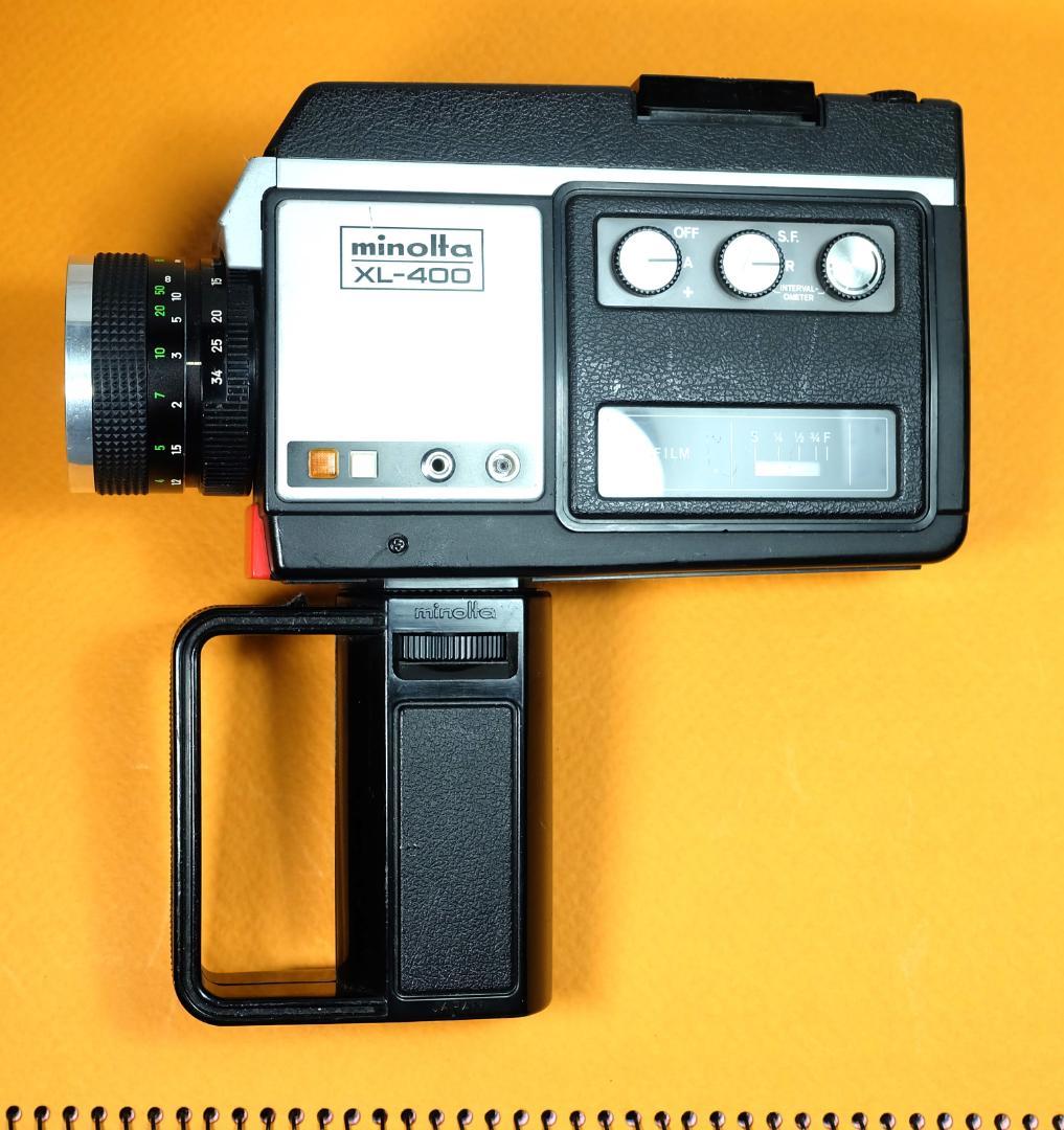 レトロ　希少品　Minolta XL-400 8mmカメラ 主要動作確認済