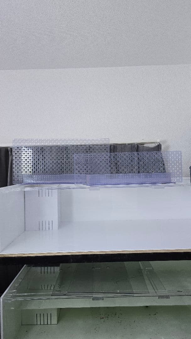 引き取り限定⇒ 120-30-40 オーバーフローガラス水槽 と台のセット