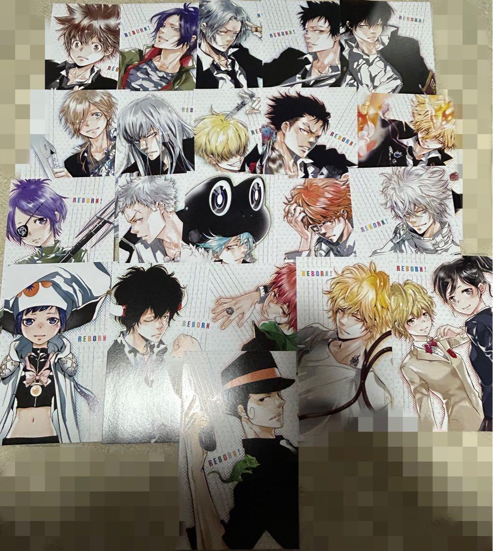 家庭教師ヒットマンREBORN リボーン 文庫本 ケース ポストカード 全巻