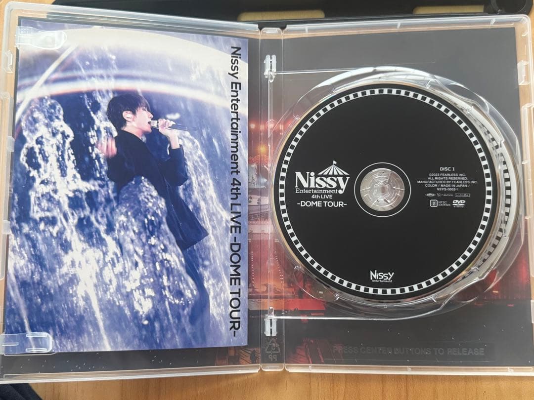 Nissy 4th LIVE -DOME TOUR- DVD 未使用