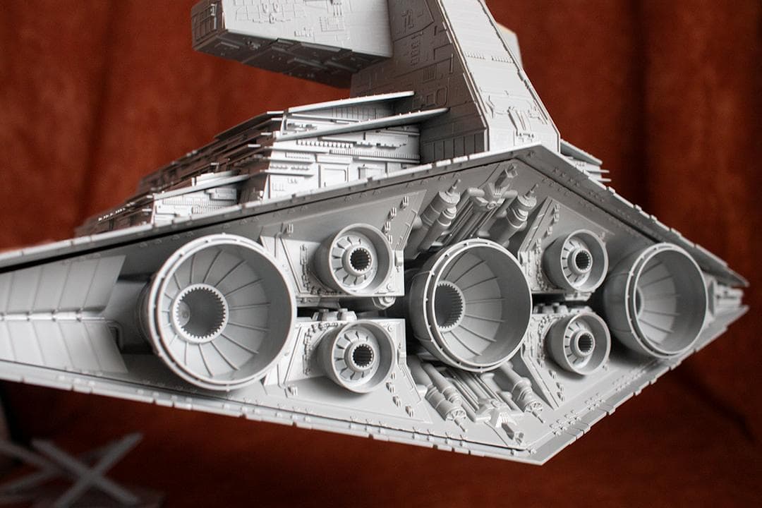 金*ー様 ズベズダ　1/2700　スター・デストロイヤー　プラモデル