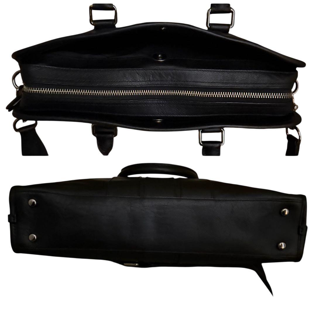 コーチ　ビジネスバッグ　2way ブリーフ　ブラック　レザー　ボンド　72309