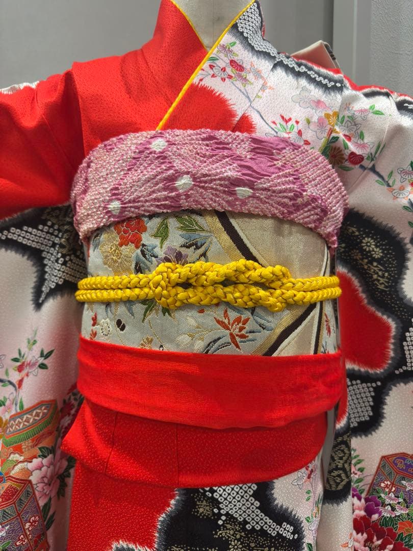 正絹　七五三　着物　フルセット　7歳