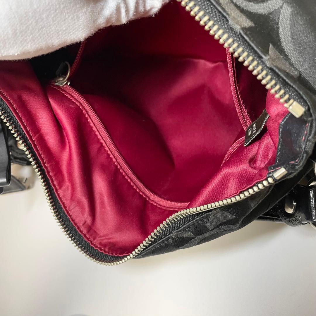 美品✨COACH ショルダーバッグ poppy 2way 大容量 黒 y2k