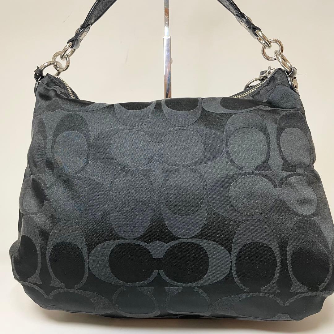 美品✨COACH ショルダーバッグ poppy 2way 大容量 黒 y2k