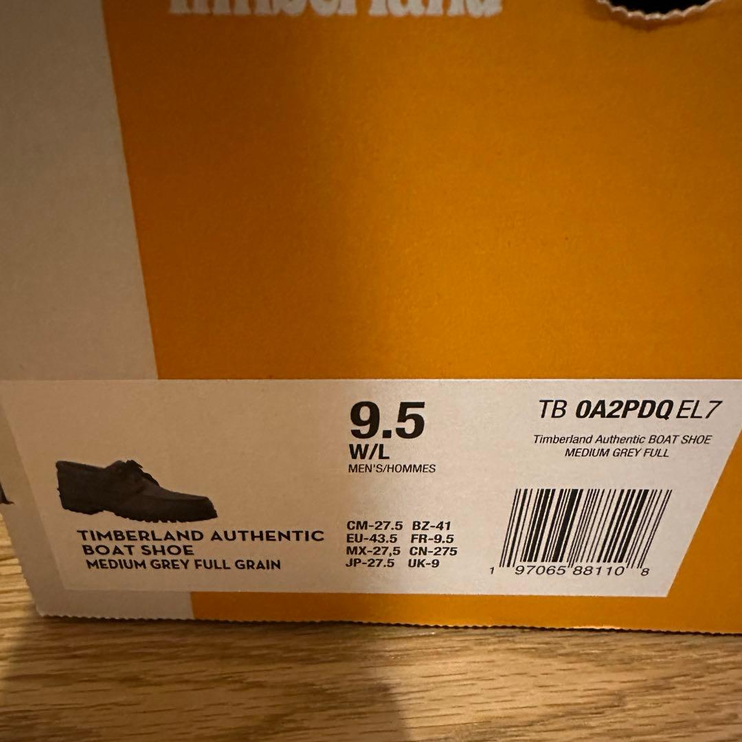 靴 TimberIand 3 EYE AUTHENTIC BOAT SHOE