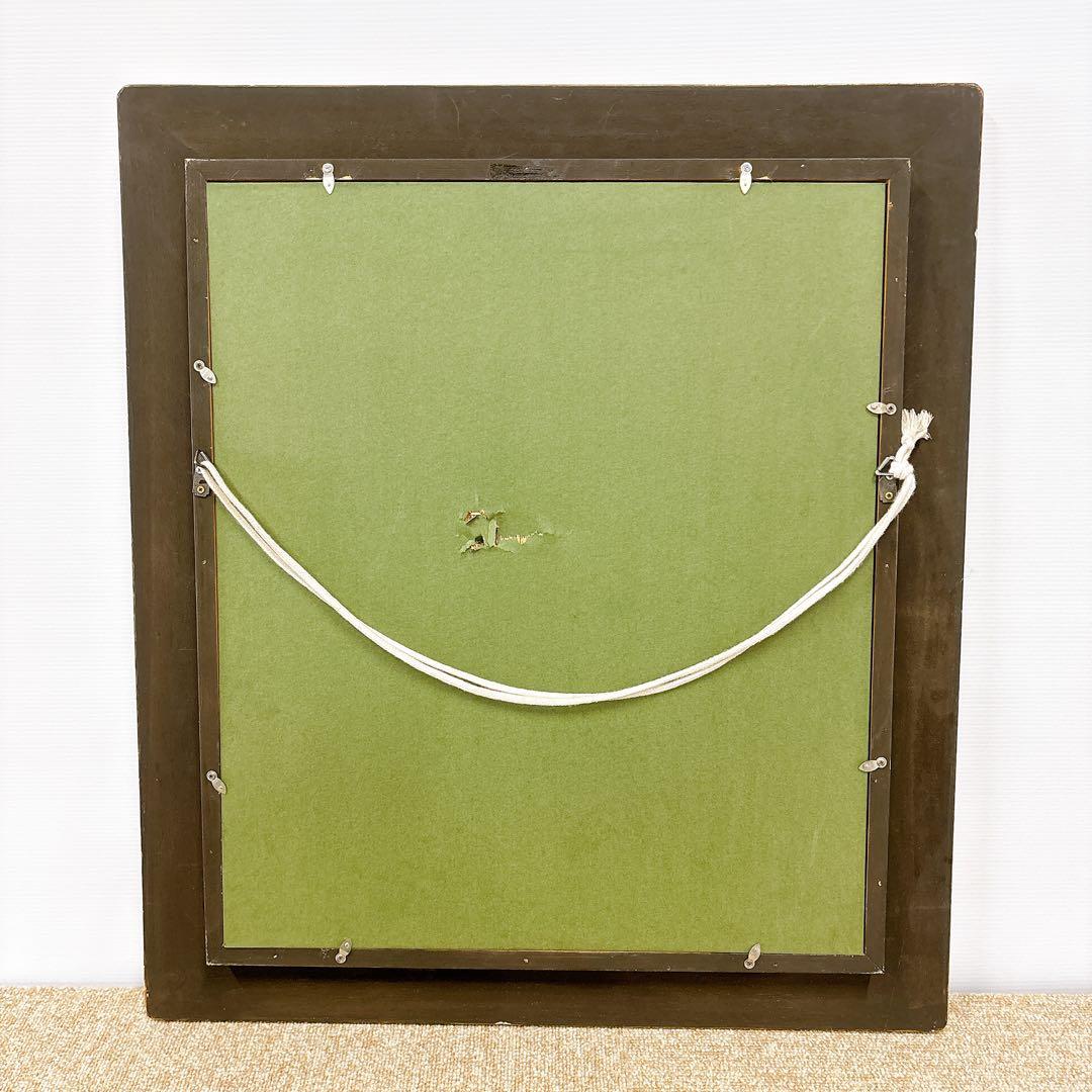 真作 立川広己「広告のある壁」油彩 自由美術協会会員 一枚の絵人気画家