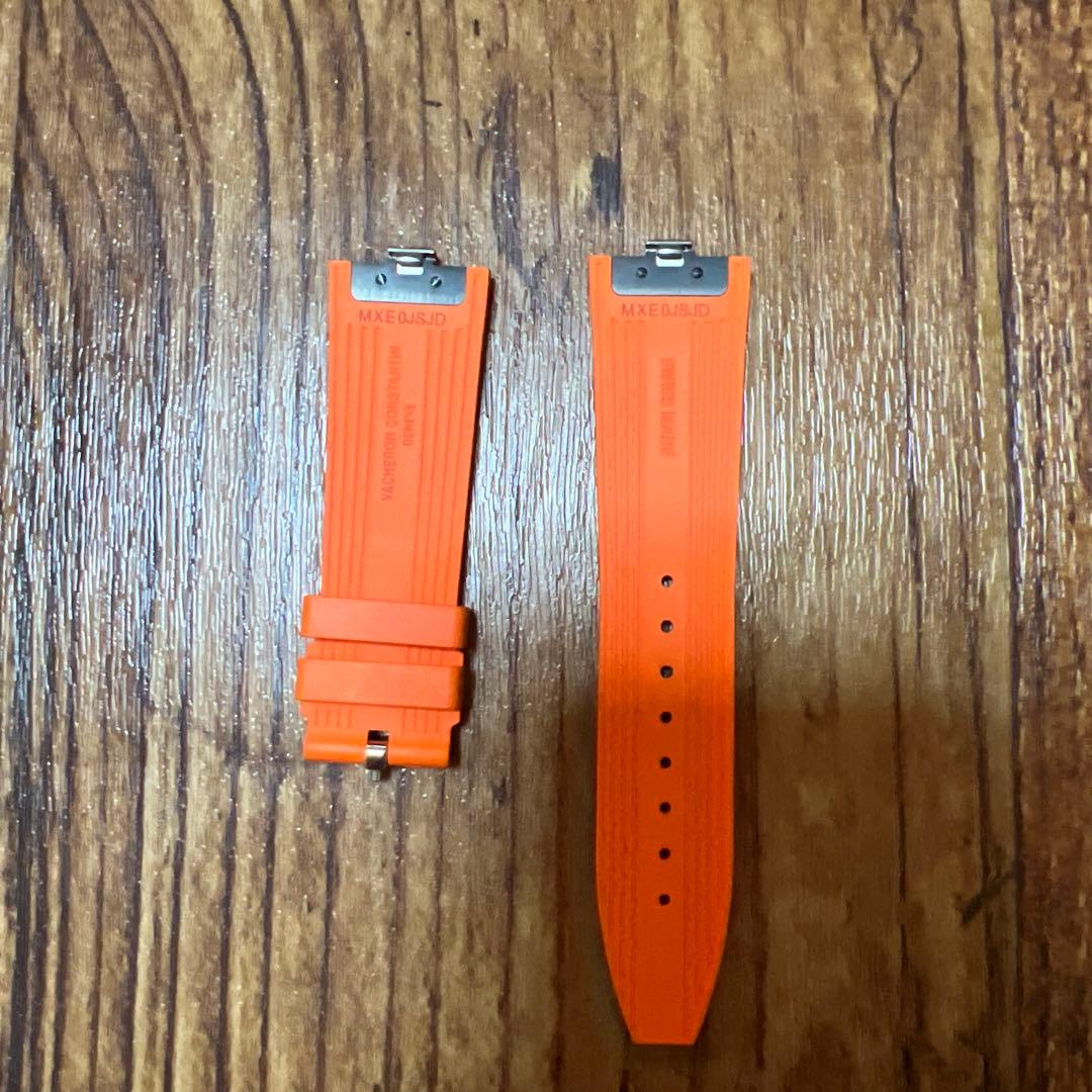 ヴァシュロンコンスタンタン オレンジ ラバーベルト