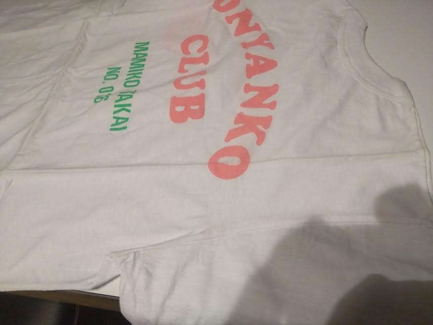 和レトロ★80年代★当時物 おニャン子クラブ No.16 高井麻巳子 Tシャツ