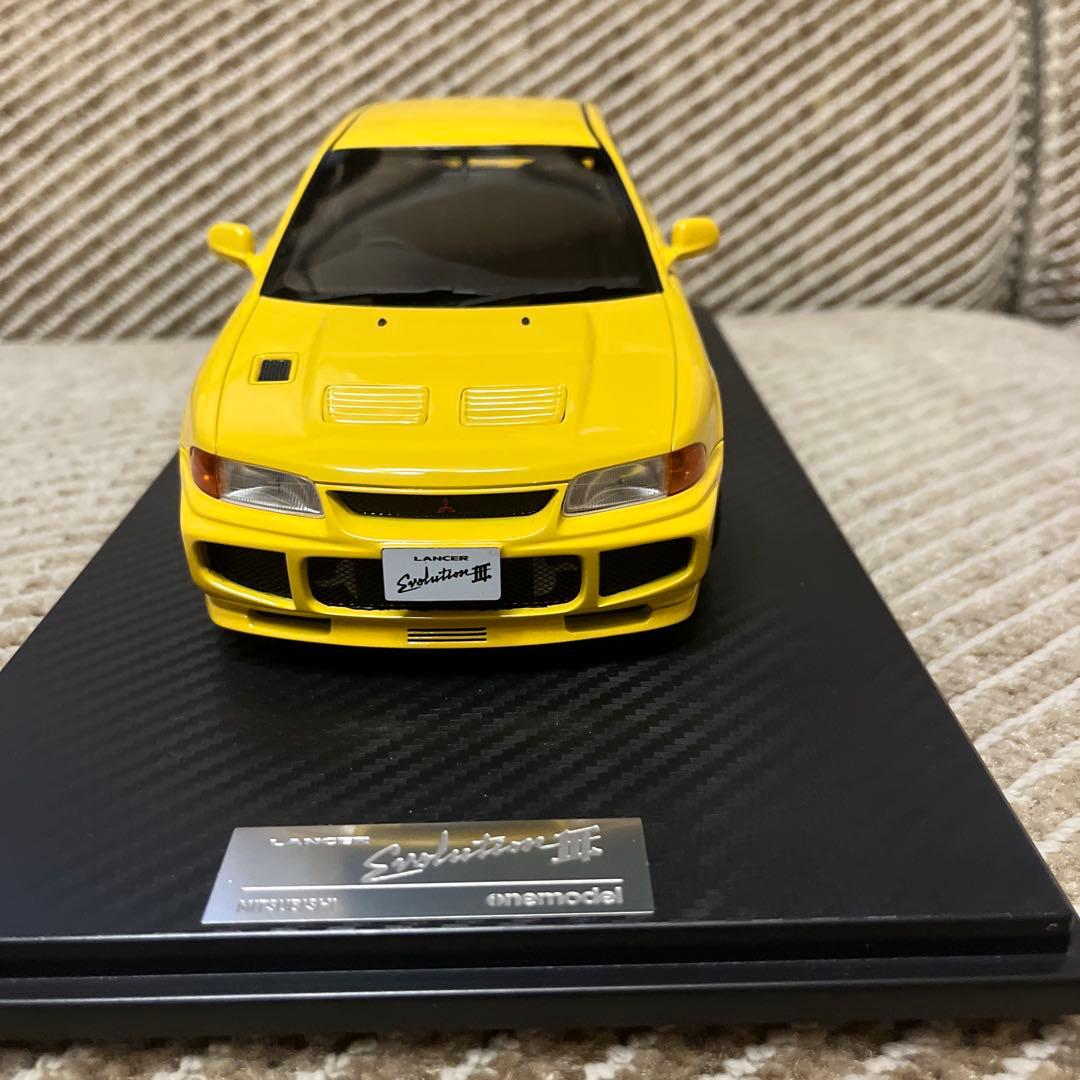 ワンモデル one model ランサーエボリューション Ⅲイエロー 1/18