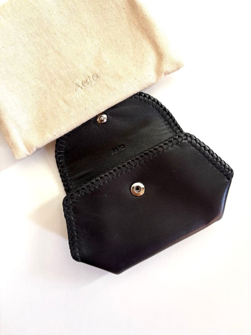 Aeta 【美品】SMALL POUCH シープレザー スモールポーチ アエタ
