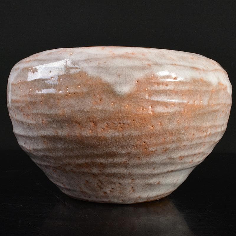 茶道具 印南窯 井上方竹造 瓢箪 水指 共布 堀内宗完極め箱