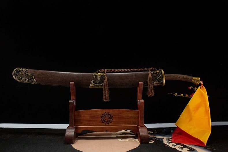 戚継光刀 古兵器 武具 刀装具 手鍛造打 鋼刀 冷兵器 模造刀·模擬刀 鑑賞用