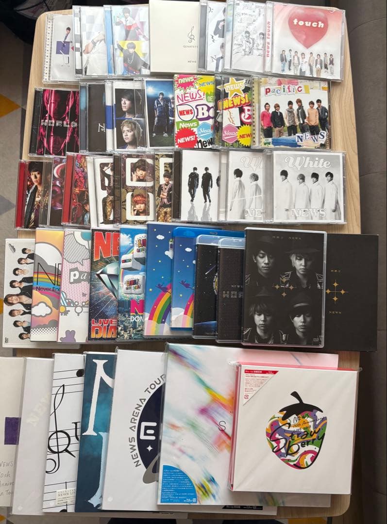 NEWS CD ライブDVD Blu-ray まとめ売り NEWS ライブDVD Blu-ray 10点 まとめ売り LIVE TOUR NEWS ⚫︎NEWS