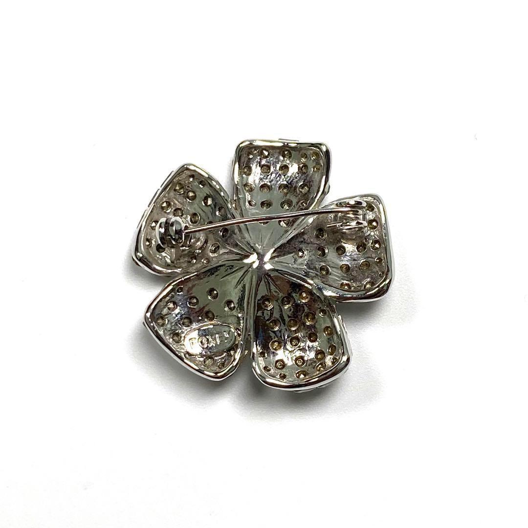 foxey フラワーブローチ