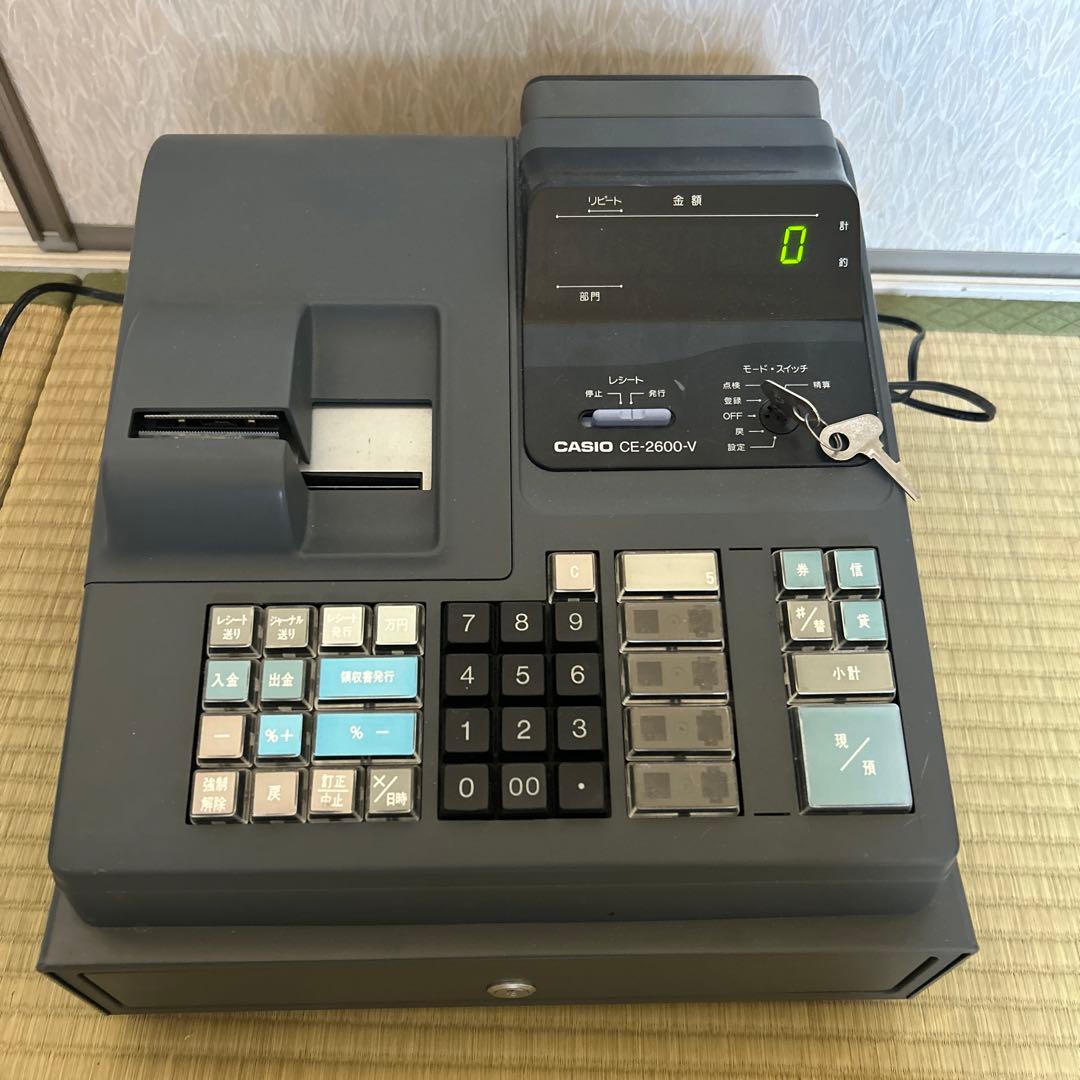 CASIO CE-2600-V レジスター - メルカリ