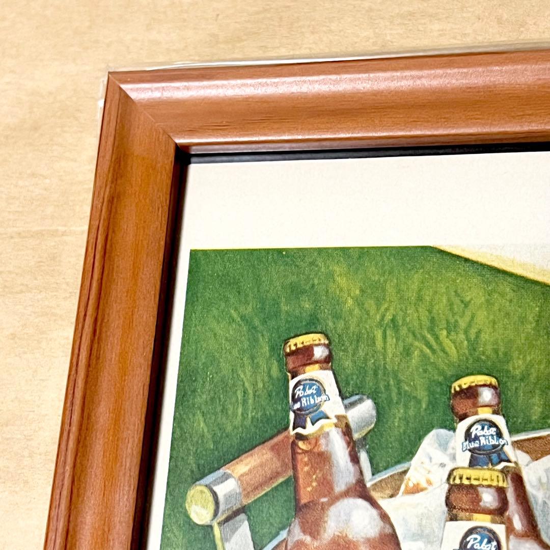 希少品！ Pabst Blue Ribbon パブストブルーリボン ポスター広告