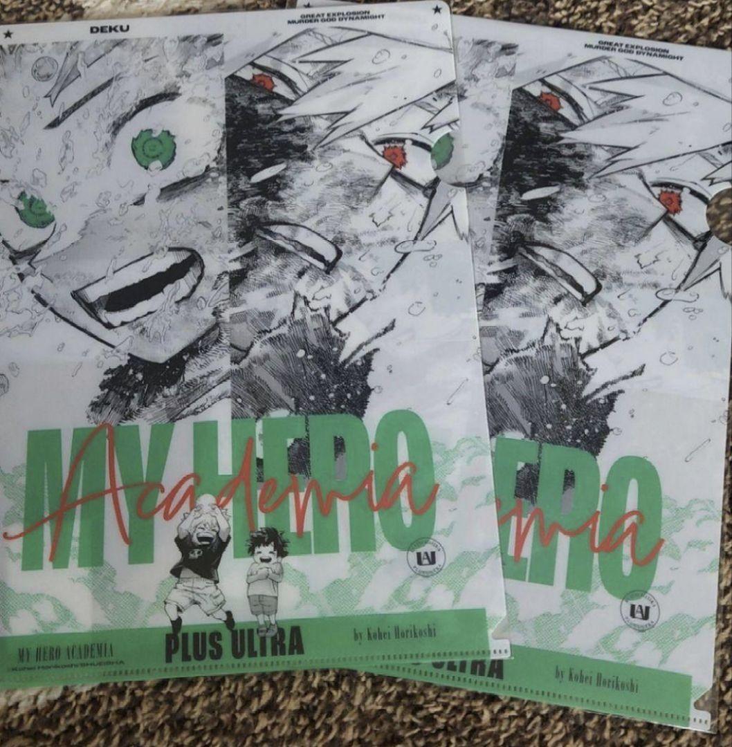 僕のヒーローアカデミア クリアファイル JF 緑谷 爆豪 ヒロアカ ジャン