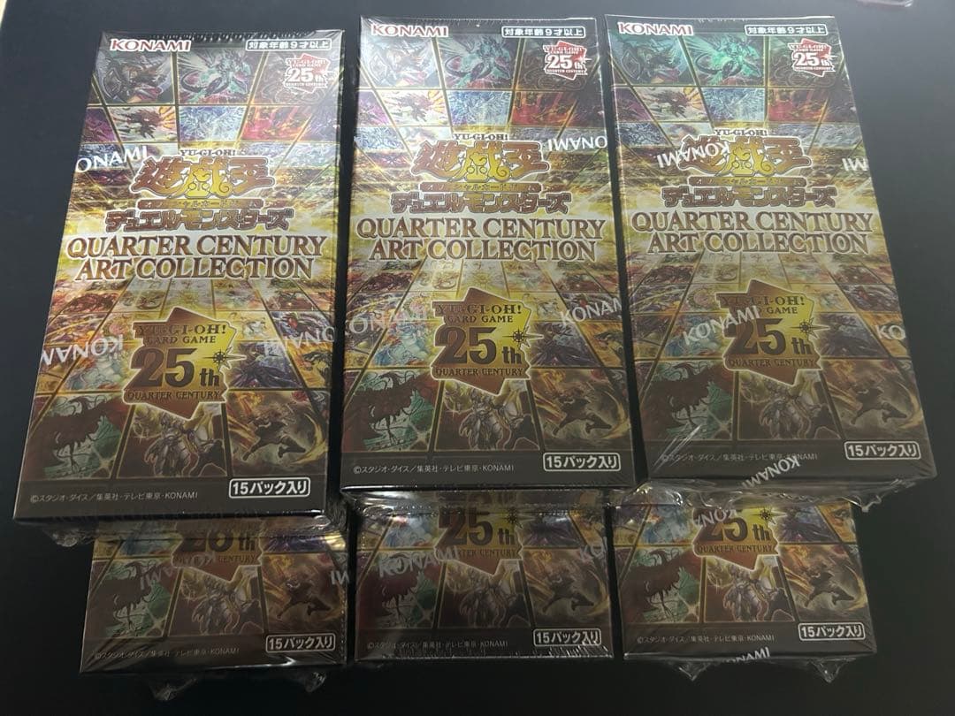 6box】遊戯王 QUARTER CENTURY ART COLLECTION