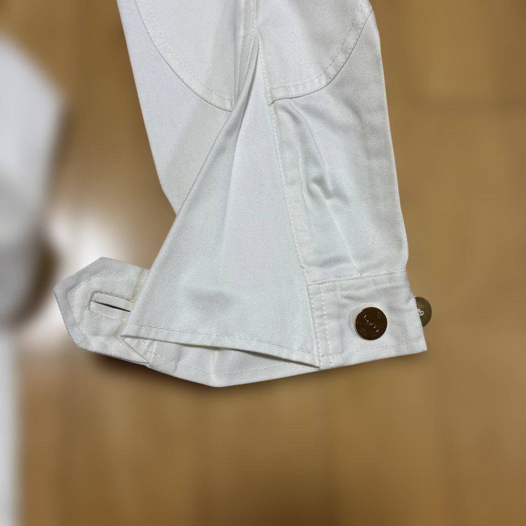 イヴサンローラン　リヴゴーシュ　サファリジャケット　コットン　サイズ46