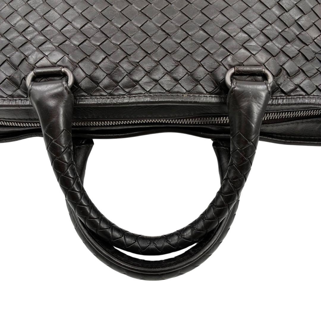 ボッテガヴェネタ　ビジネスバッグ　ブリーフケース　イントレチャート　ブラウン