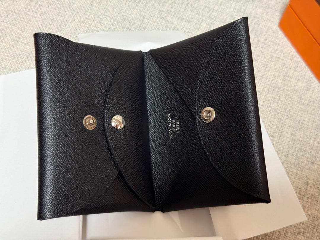 クリスマスセール❤未使用品❤エルメス カルヴィデュオ カードケース ケース