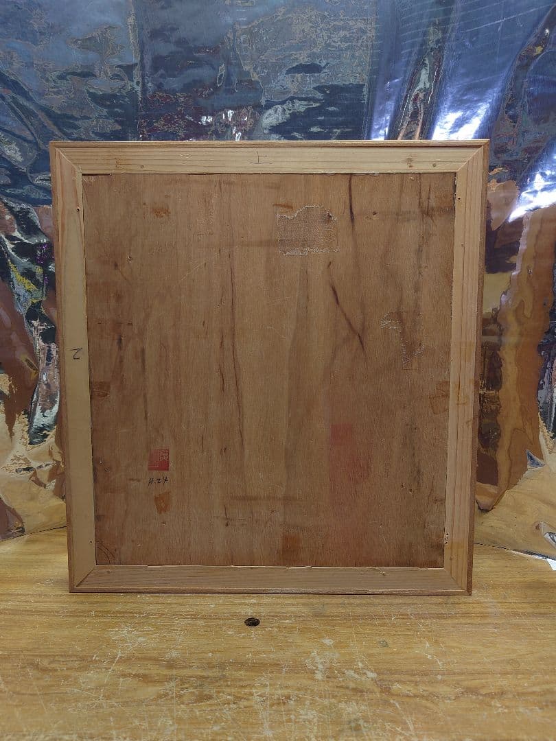 【日本の旅情シリーズ】 「初冬の東北②」 マーケタリー・木目象嵌 No.4