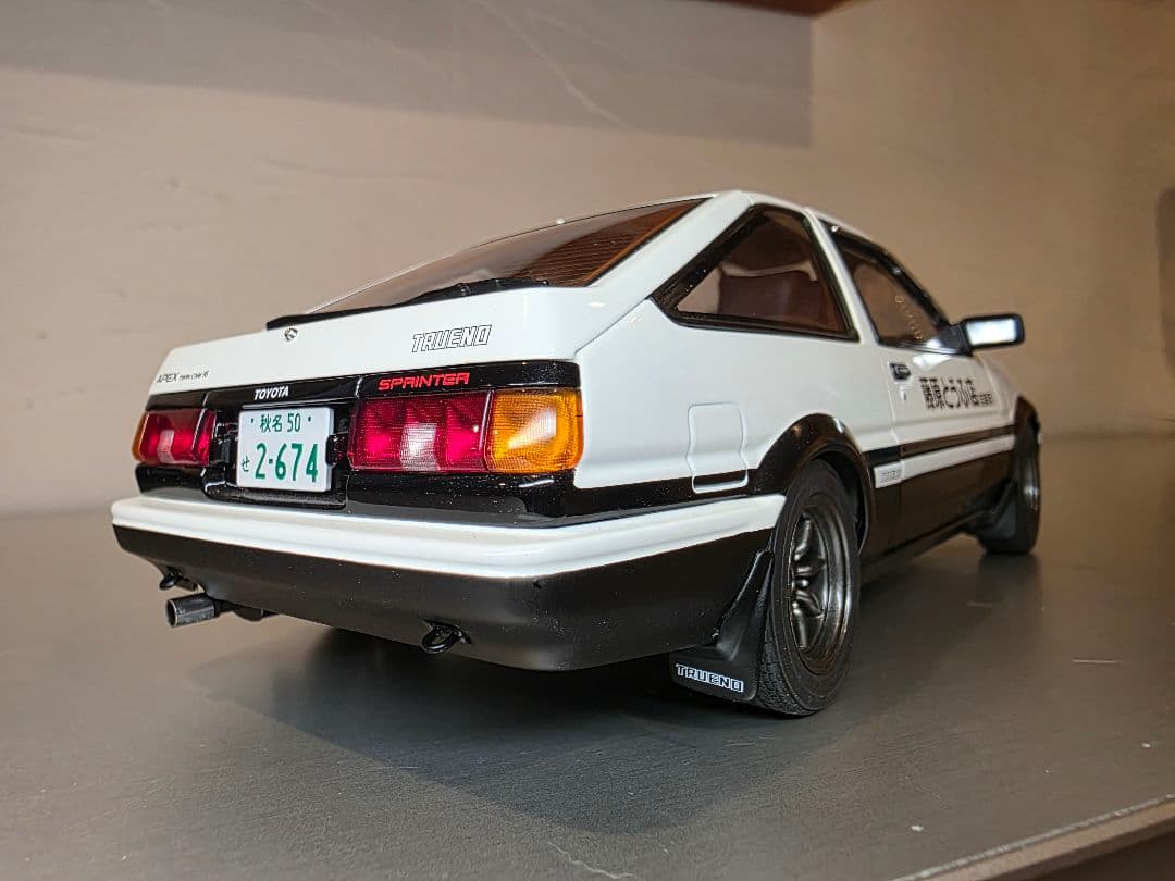 オートアート 頭文字D イニシャルD 1/18 スプリンタートレノ ノーマル版