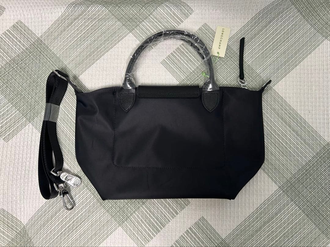 《LONGCHAMP》プリアージュ トップハンドバッグ　S/黒