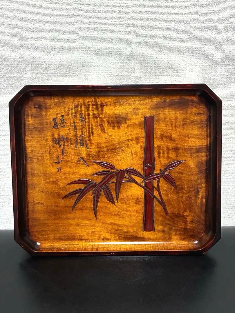 烏城彫 在銘 角盆 5枚セット