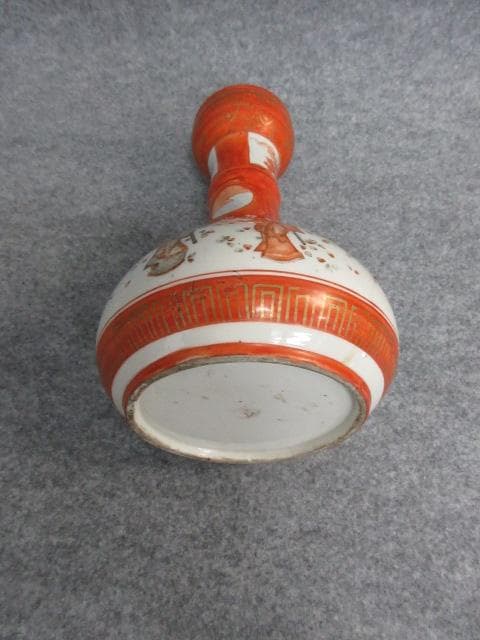 大明嘉靖年製 時代物 中国 古い水差し 手描き 高さ29㎝ 大明嘉靖年製