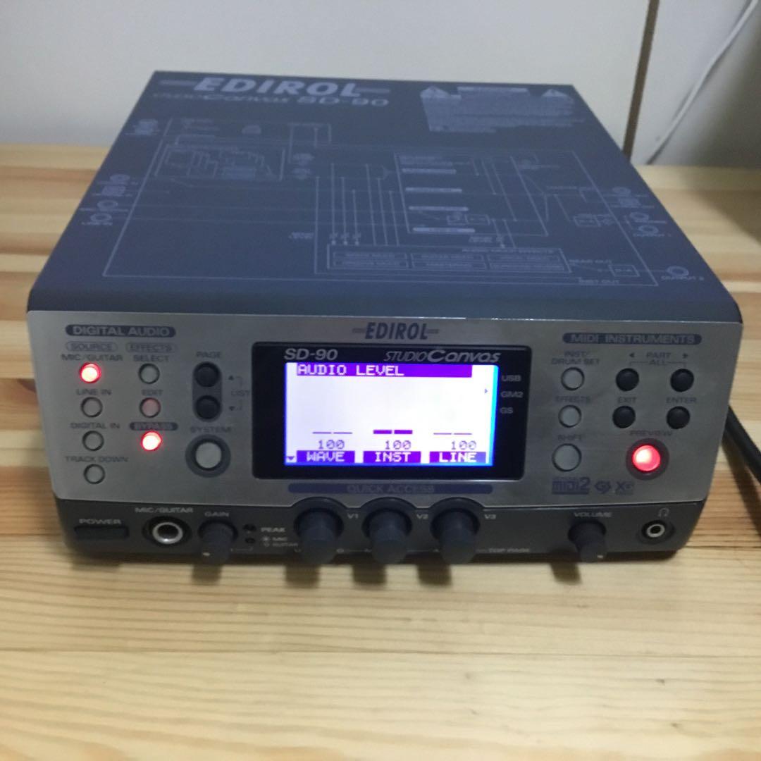 ローランド SD-90 DTM・DAW ROLAND EDIROL STUDIO Canvas SD-90 Roland