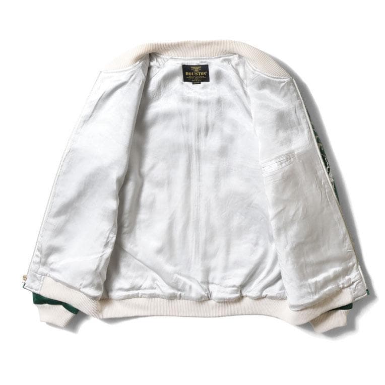 新品＊HOUSTON ヒューストン 別珍 スカジャン トナカイ ブラック L