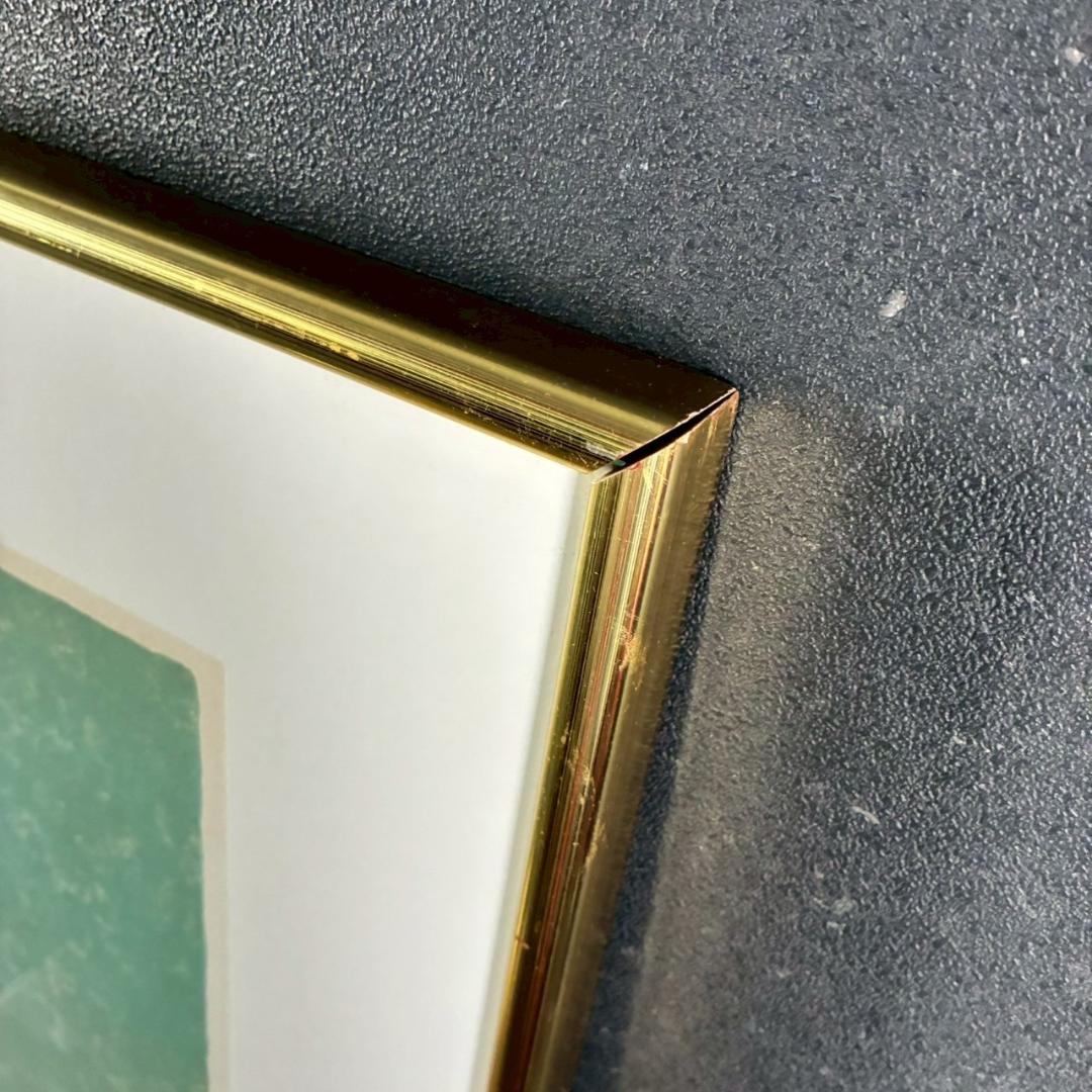 美品 ポール・アイズピリ「水差しの花束」リトグラフ 直筆サイン入 額縁入り